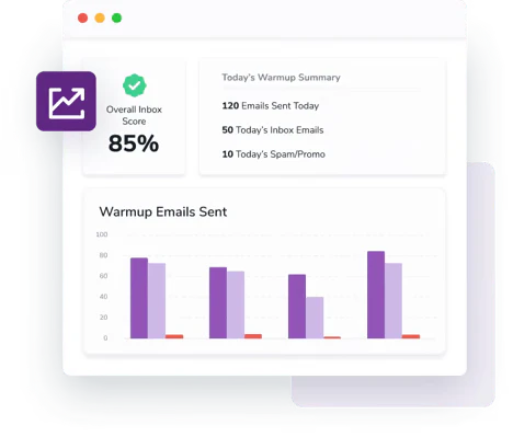 screenshot of Email Warmup